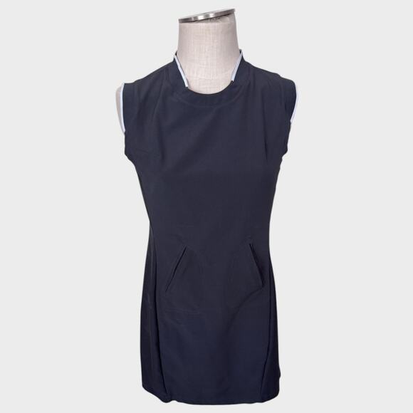 Mondetta Womens Medium Gray Dress Sleeveless Pockets Polyester Spandex - Picture 1 of 8